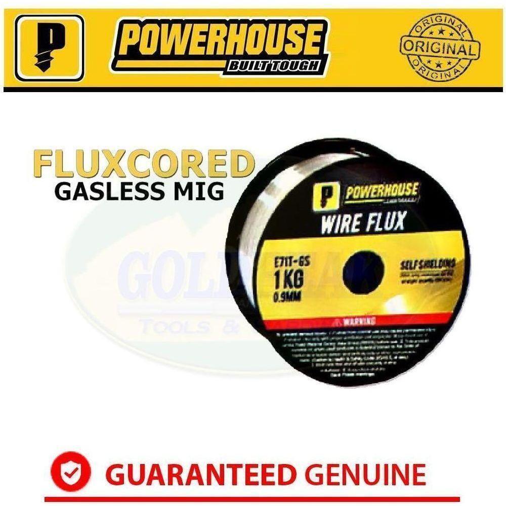 Powerhouse Gasless Self Shielded / Fluxcored MIG Welding Wire - Goldpeak Tools PH Powerhouse Powerhouse Gasless Self Shielded / Fluxcored MIG Welding Wire - Goldpeak Tools PH Powerhouse
